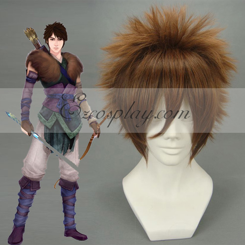 ITL Manufacturing Chinese Paladin 4 Yun tianhe Brown Cosplay Wig-011H