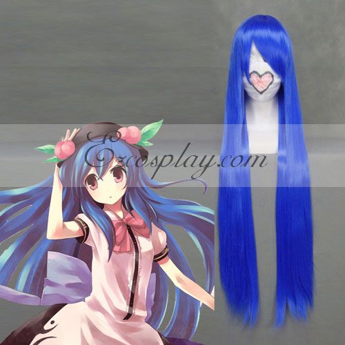 ITL Manufacturing Touhou Project Hinanawi Tenshi Blue Cosplay Wig-038H