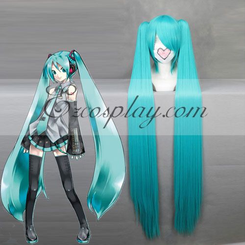 ITL Manufacturing Vocaloid Miku Blue Cosplay Wig-042A