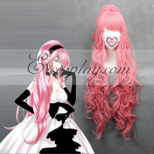 ITL Manufacturing Vocaloid Luka Pink Cosplay Wave Wig-048B