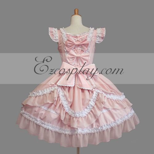 ITL Manufacturing Pink Gothic Lolita Dress -LTFS0133