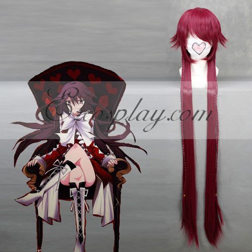ITL Manufacturing Pandora Hearts B-rabbit Alice Wine Red Cosplay Wig-166A