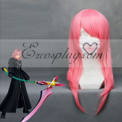 ITL Manufacturing Kingdom Hearts Marluxia Pink Cosplay Wig-171A