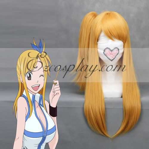 ITL Manufacturing Fairy Tail Lucy Heartfilia Yellow Cosplay Wig-176A