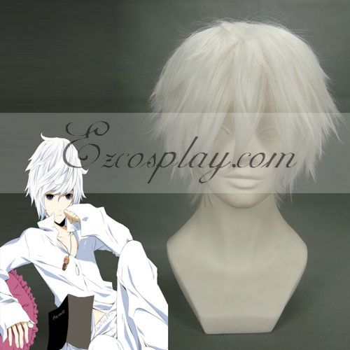 ITL Manufacturing Death Noto Near White Cosplay Wig-178A