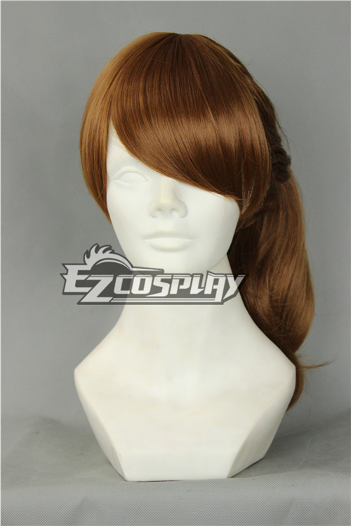 ITL Manufacturing Brothers Conflict-AsahinaEma Horsetail  Brown Cosplay Wig-326A