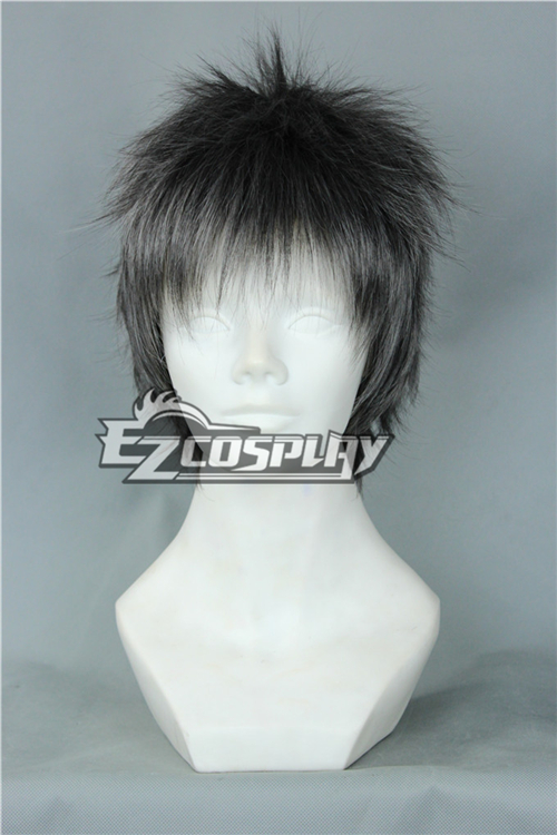 ITL Manufacturing Brothers Conflict-The ninth son AsahinaSubaru Bingle Charcoal Grey Cosplay Wig-326C