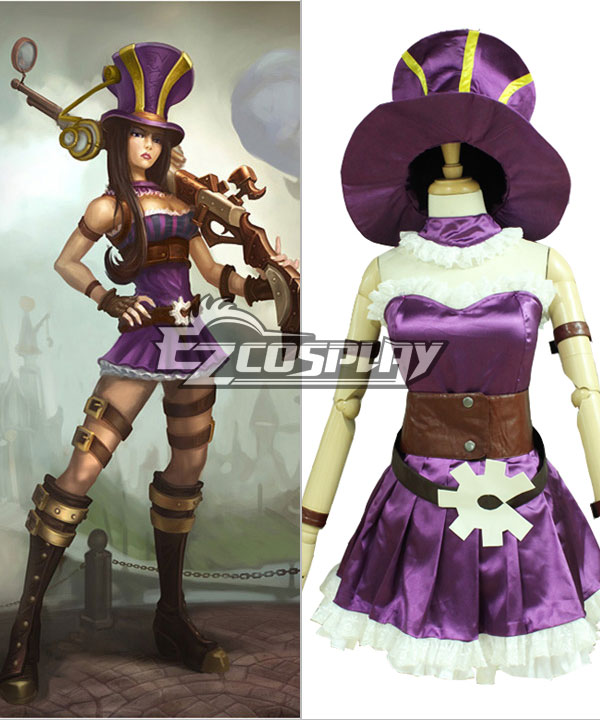 ITL Manufacturing League of Legends Caitlyn Cosplay Costuem