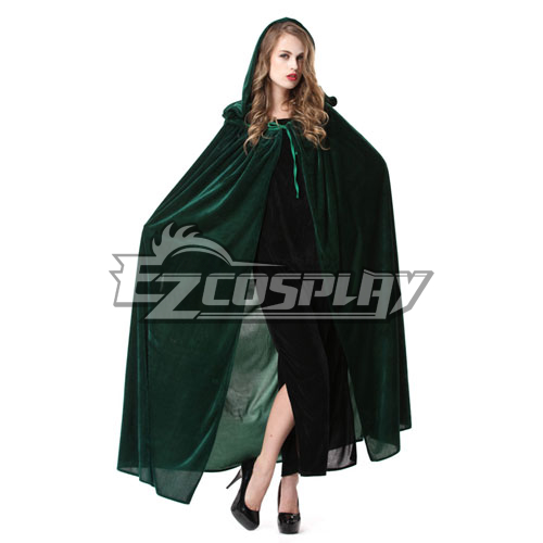ITL Manufacturing Holloween Witch Cosplay Green Cloak