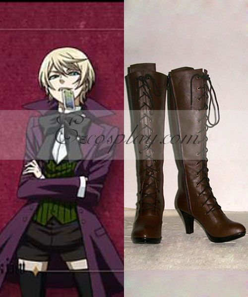 ITL Manufacturing Black Butler Alois Trancy Cosplay Boots 073