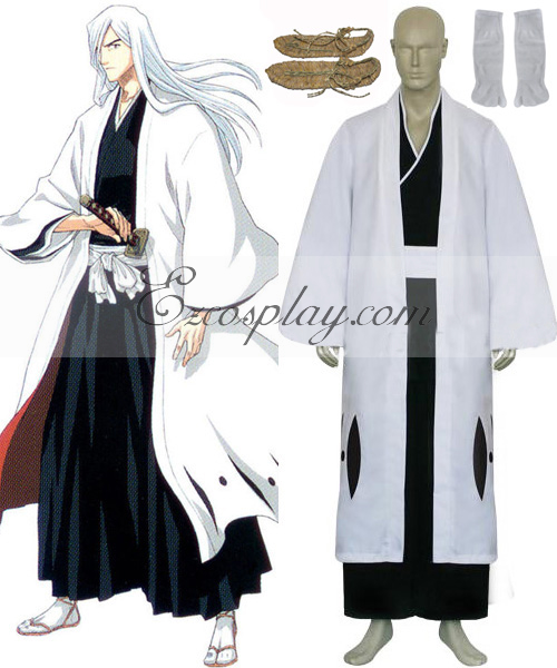 ITL Manufacturing Bleach 13th Division Captain Ukitake Jyushirou Cosplay Costume