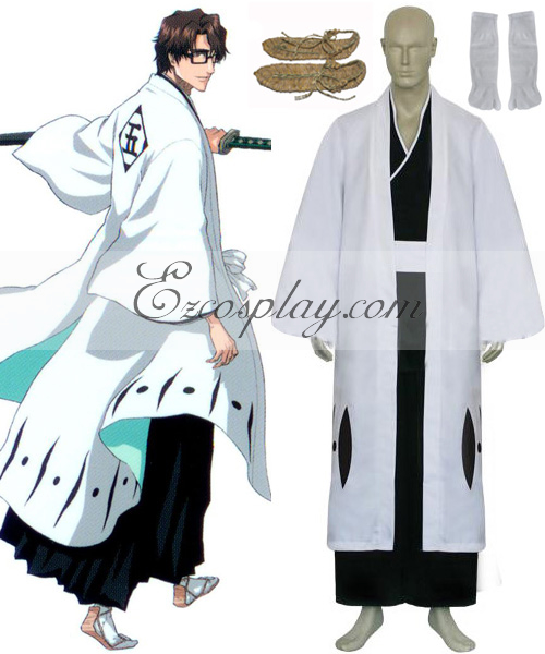 ITL Manufacturing Bleach 5th Division Captain Aizen Sousuke Cosplay Costume