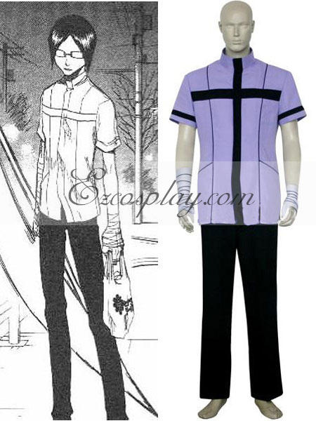 ITL Manufacturing Bleach Uryuu Ishida Shirt Uniform Cosplay Costume