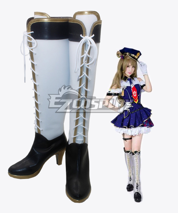 ITL Manufacturing Love Live! School Idol Minami Kotori Policewoman Awaken Boots Cosplay Shoes