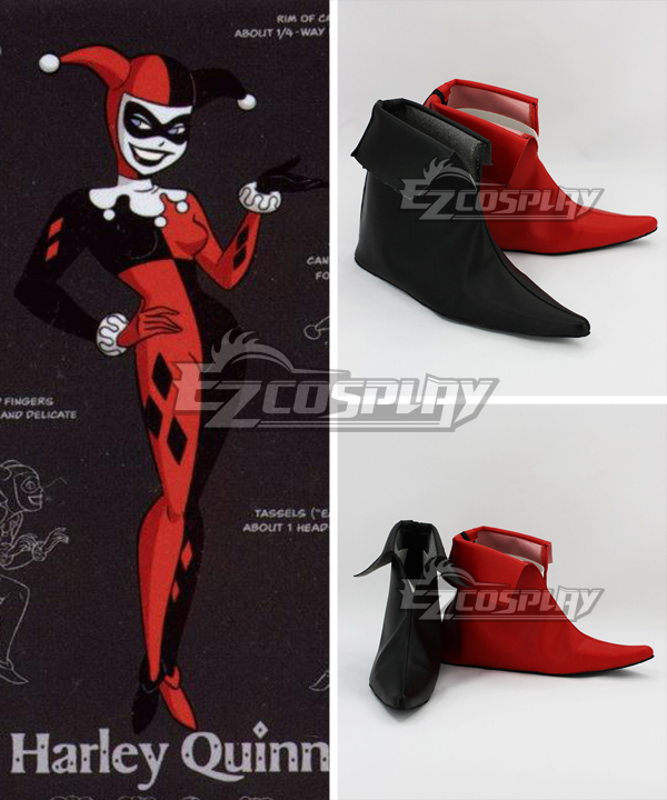 ITL Manufacturing DC Comics Batman Arkham Asylum Harley Quinn Joker Cosplay Shoes