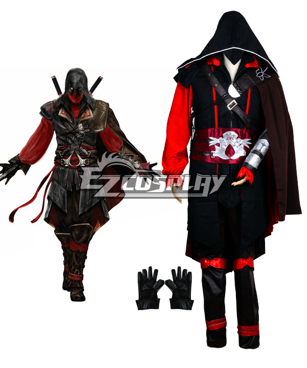 ITL Manufacturing Assassin's Creed Deadpool Red Cosplay Costume