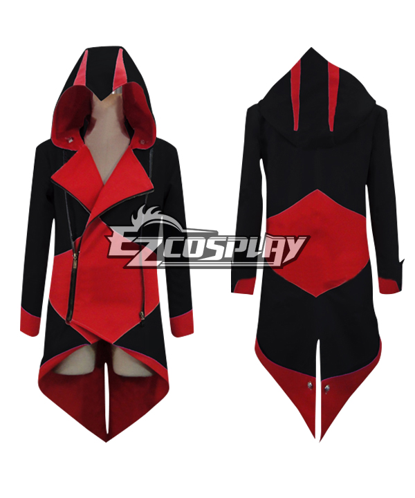 ITL Manufacturing Assassin's Creed III Connor Red & Black Jacekt Cosplay Costume