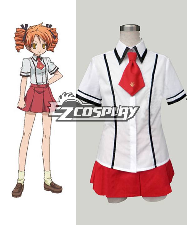 ITL Manufacturing Baka and Test  Girl's Summer School Uniform Cosplay Costume