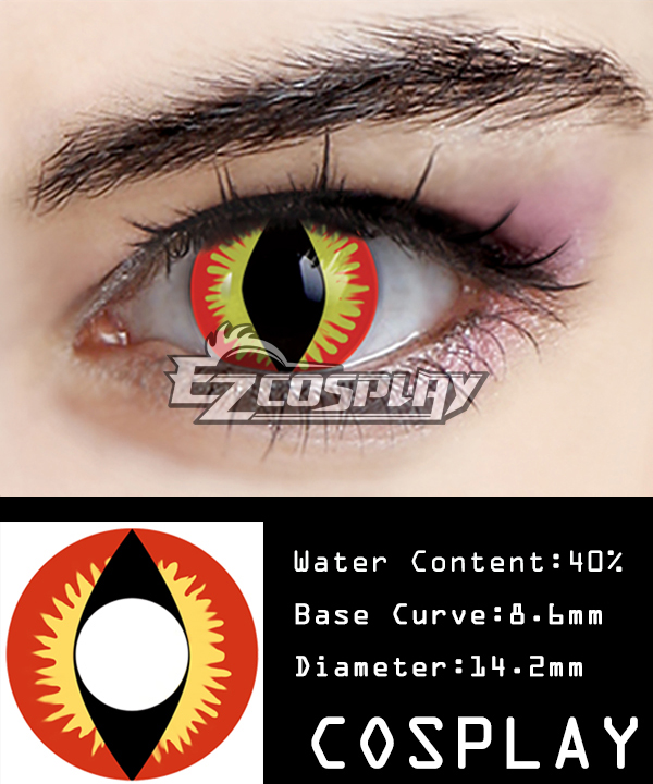 ITL Manufacturing Longan Red&Yellow Cosplay Contact Lense
