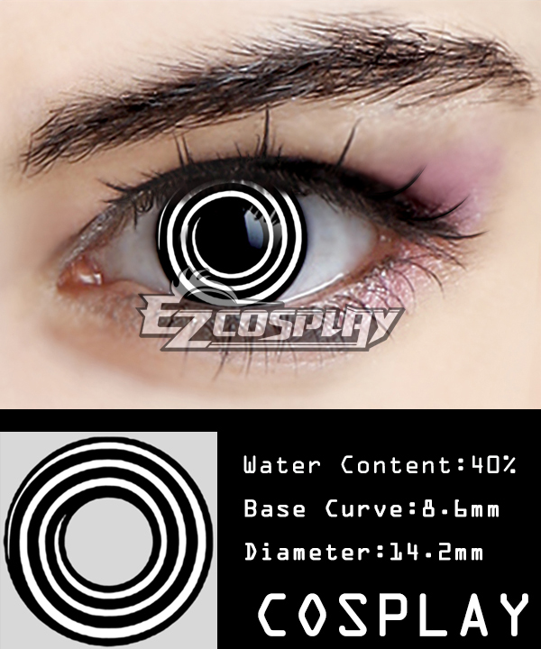 ITL Manufacturing Naruto Black Transmigration Eye Cosplay Contact Lense
