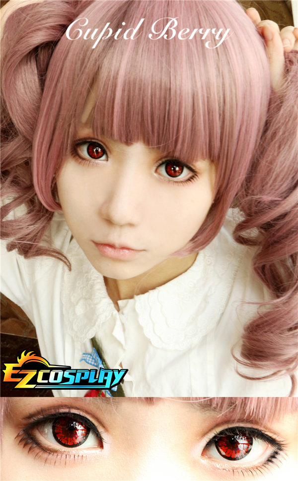 ITL Manufacturing Cupid Berry Red Cosplay Contact Lense