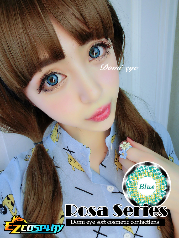 ITL Manufacturing Domi-Eye Rosa Blue Cosplay Contact Lense