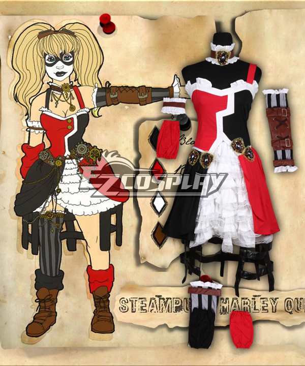 ITL Manufacturing Steampunk Harley Quinn Design Cosplay Costume