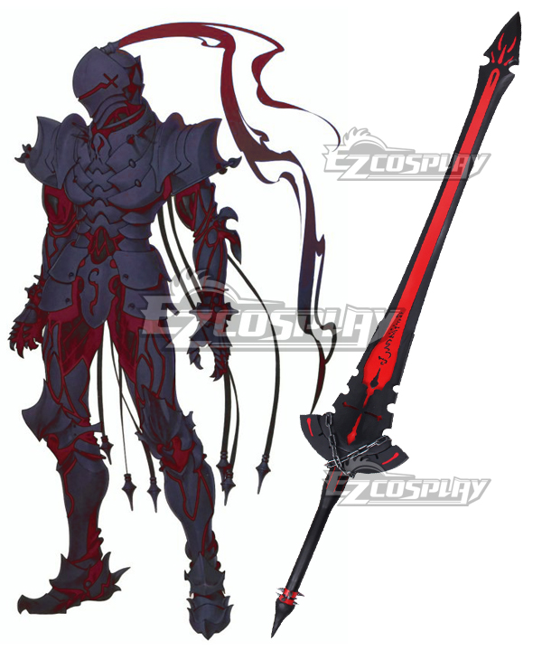 ITL Manufacturing Fate/Zero Lancelot Berserker Red Sword Cosplay Weapon