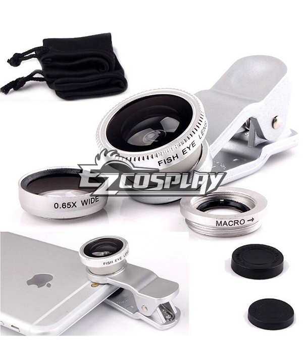 ITL Manufacturing Universal 3 In1 Camera Fish Eye Wide Angle Macro Lense For Mobile Phone Lens Clip Set