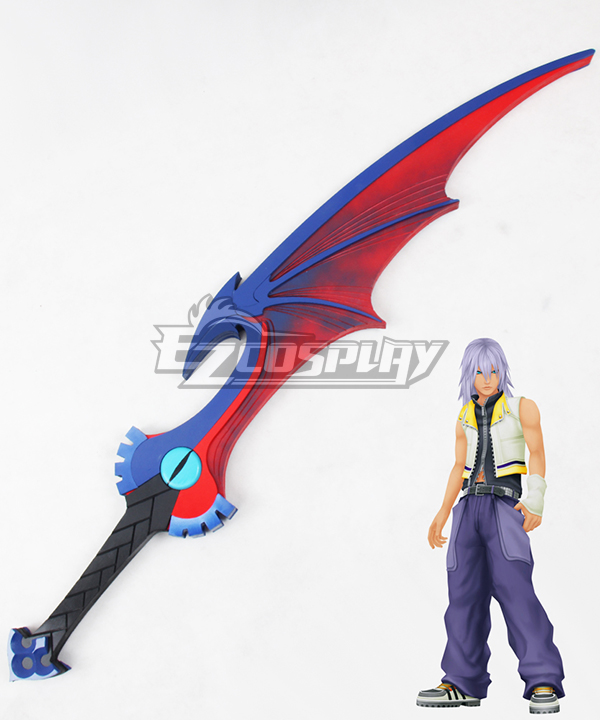ITL Manufacturing Kingdom Hearts Re Chain of Memories Riku Soul Eater Keyblade Cosplay Weapon Prop