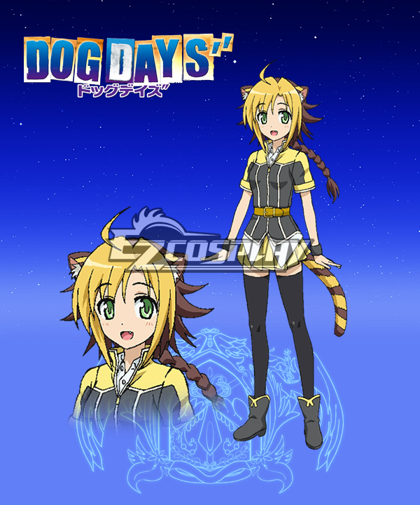 ITL Manufacturing DOG DAYS'' Jaune Clafoutis Cosplay Costume