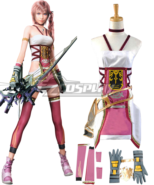 ITL Manufacturing Final Fantasy XIII-2 FF 13-2 Serah Farron Cosplay Costume