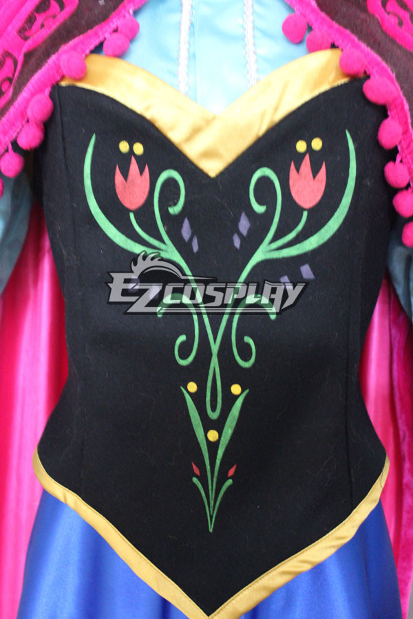 ITL Manufacturing Frozen Anna Disney Cosplay Dress Cosplay Vest -Second Ver.(Only Vest)