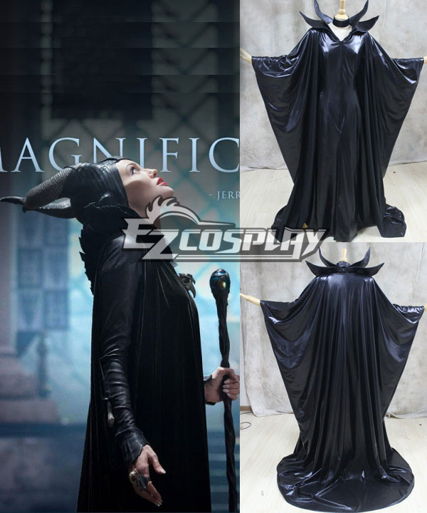 ITL Manufacturing Maleficent Disney Movie Black Witch Angelina Jolie Cosplay Costume-Standard Ver.