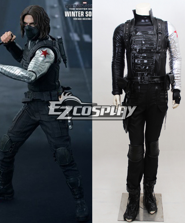 ITL Manufacturing Captain America 2 The Winter Soldier Bucky Barnes Cosplay Costume