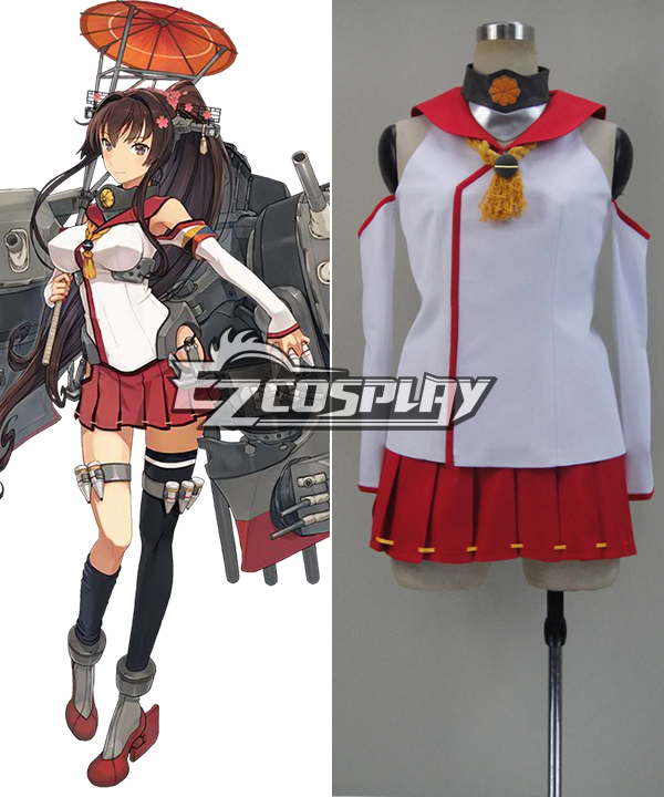 ITL Manufacturing Kantai Collection Kancolle Yamato Cosplay Costume