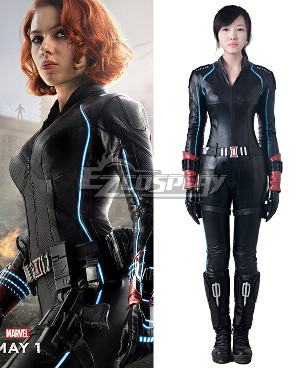 ITL Manufacturing The Avengers 2 Age of Ultron Black Widow Natasha Romanoff Cosplay Costume
