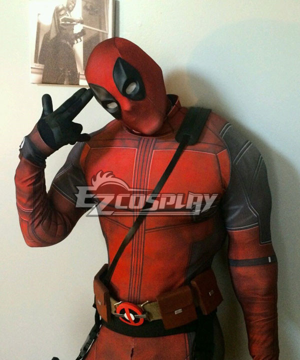 ITL Manufacturing Marvel Halloween Cosplay Deadpool Wade Wilson Cosplay Costume 3D Impression Pattan Costume