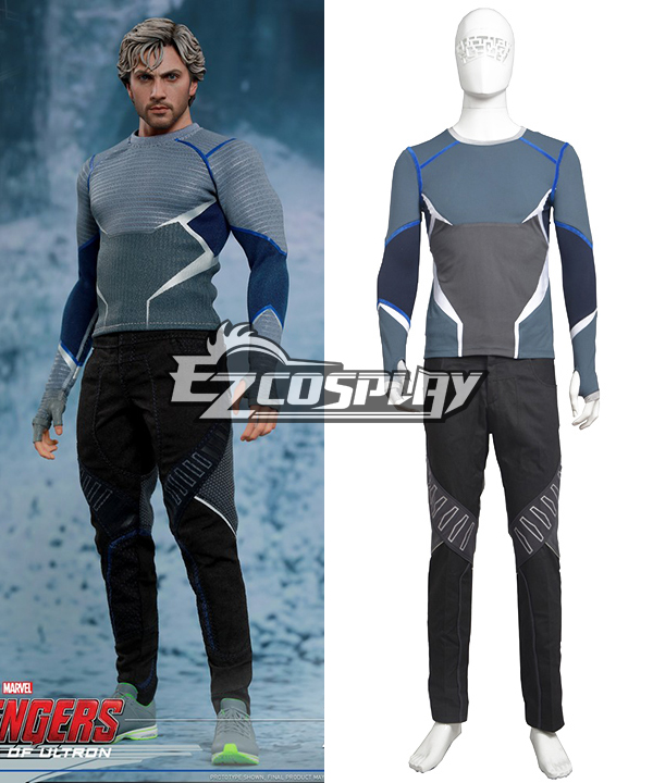 ITL Manufacturing Avengers: Age of Ultron Movie Quicksilver Cosplay Costume