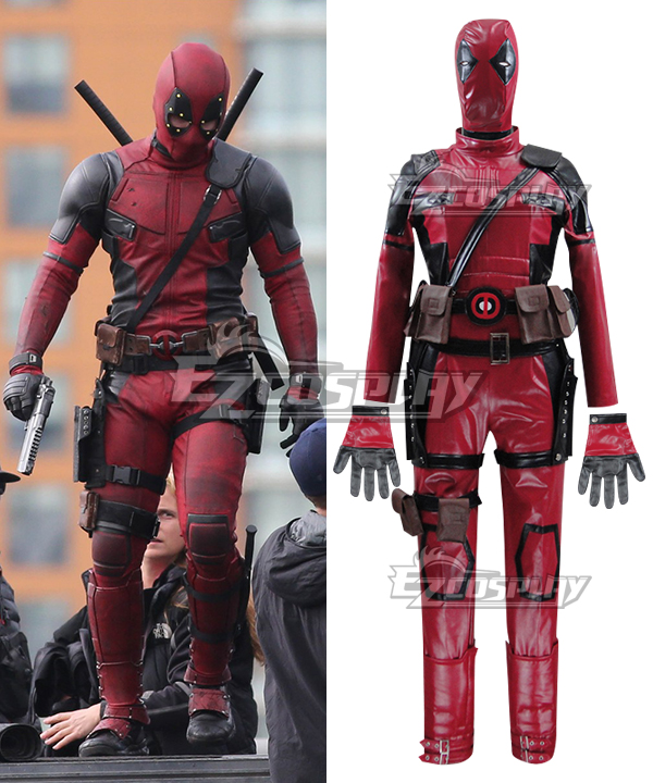 ITL Manufacturing Marvel X-Men Superhero Deadpool Leather Cosplay Costume