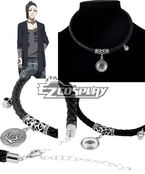 ITL Manufacturing Tokyo Ghoul Uta Tokyo Guru A Uta Necklace Pendant Chain Choker Cos Gift Punk PU