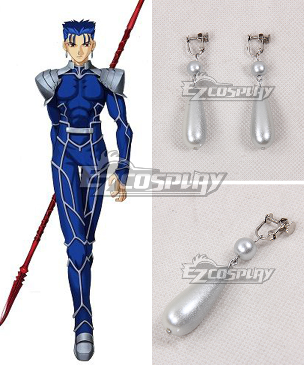 ITL Manufacturing Fate Stay Night Cu Chulainn Lancer Earring Cosplay Accessories Prop