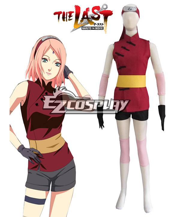 ITL Manufacturing Naruto The movie The last-Sakura Haruno Cheongsam Cosplay Costume
