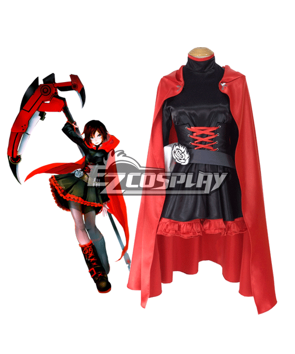 ITL Manufacturing RWBY Leader of Team RWBY Ruby Rose Cosplay Costume