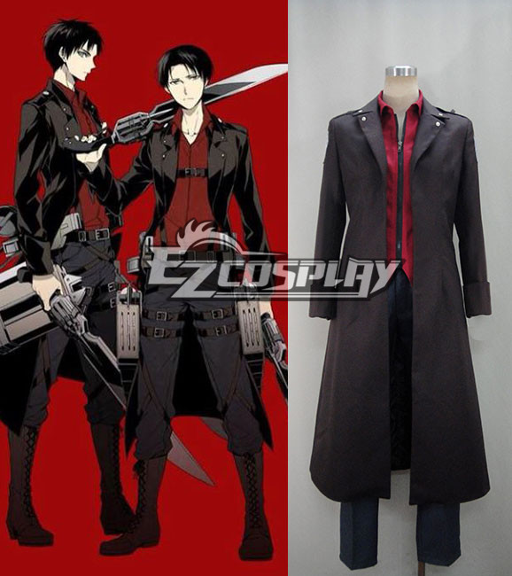 ITL Manufacturing Attack on Titan (Shingeki no Kyojin) Survey Corp Eren & Levi & Mikasa Wings of Counterattack Online Cosplay Costume Costume