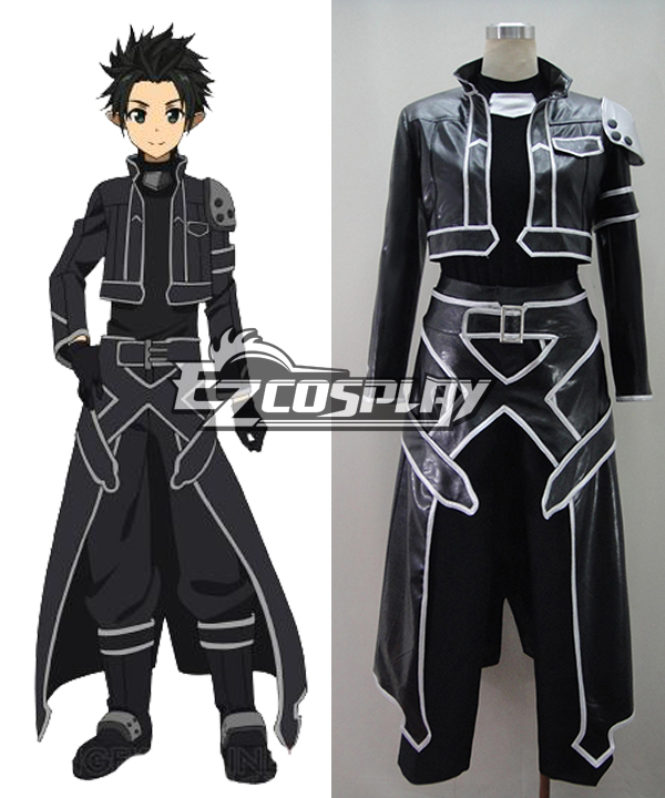 ITL Manufacturing Sword Art Online (ALfheim Online) Kirito Leather Cosplay Costume