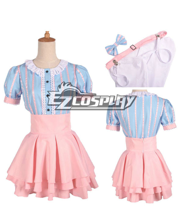 ITL Manufacturing Super Sonico the Animation SUPERSONICO Cosplay Costume