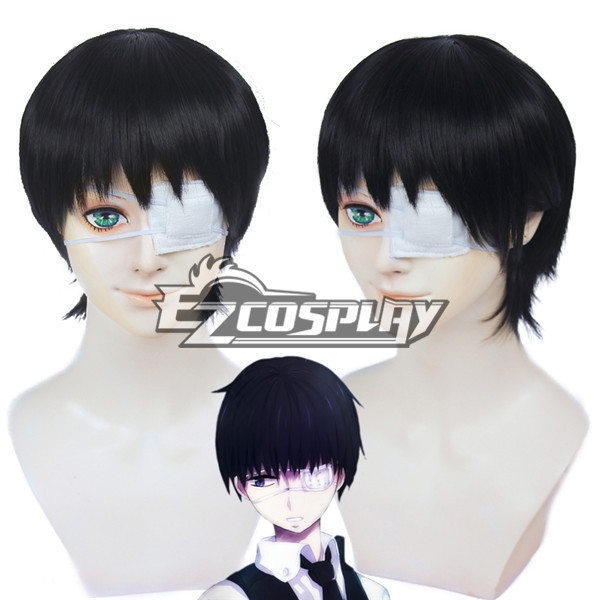 ITL Manufacturing Tokyo Ghoul Ken Kaneki Human Version Cosplay Wig