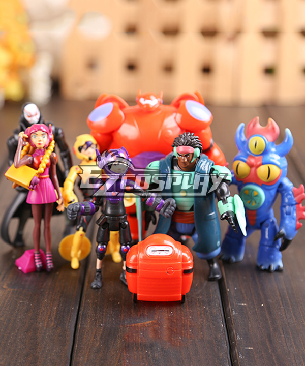 ITL Manufacturing BIG HERO 6 Baymax Marvel Comics Disney Toy Movable Joint All Seven Cosplay Animation Around