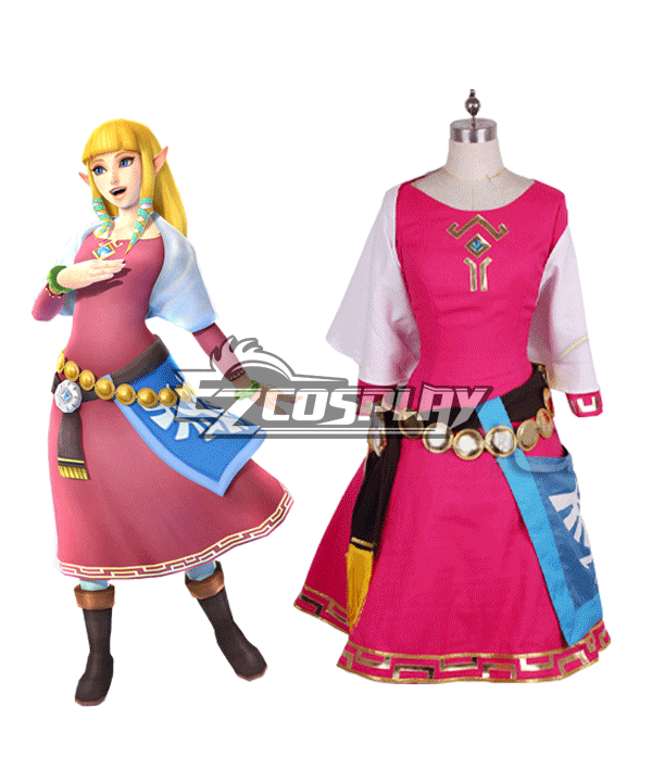 ITL Manufacturing The Legend of Zelda Zeruda no Densetsu Skyward Sword Princess of Hyrule Princess of Destiny Cosplay Costume